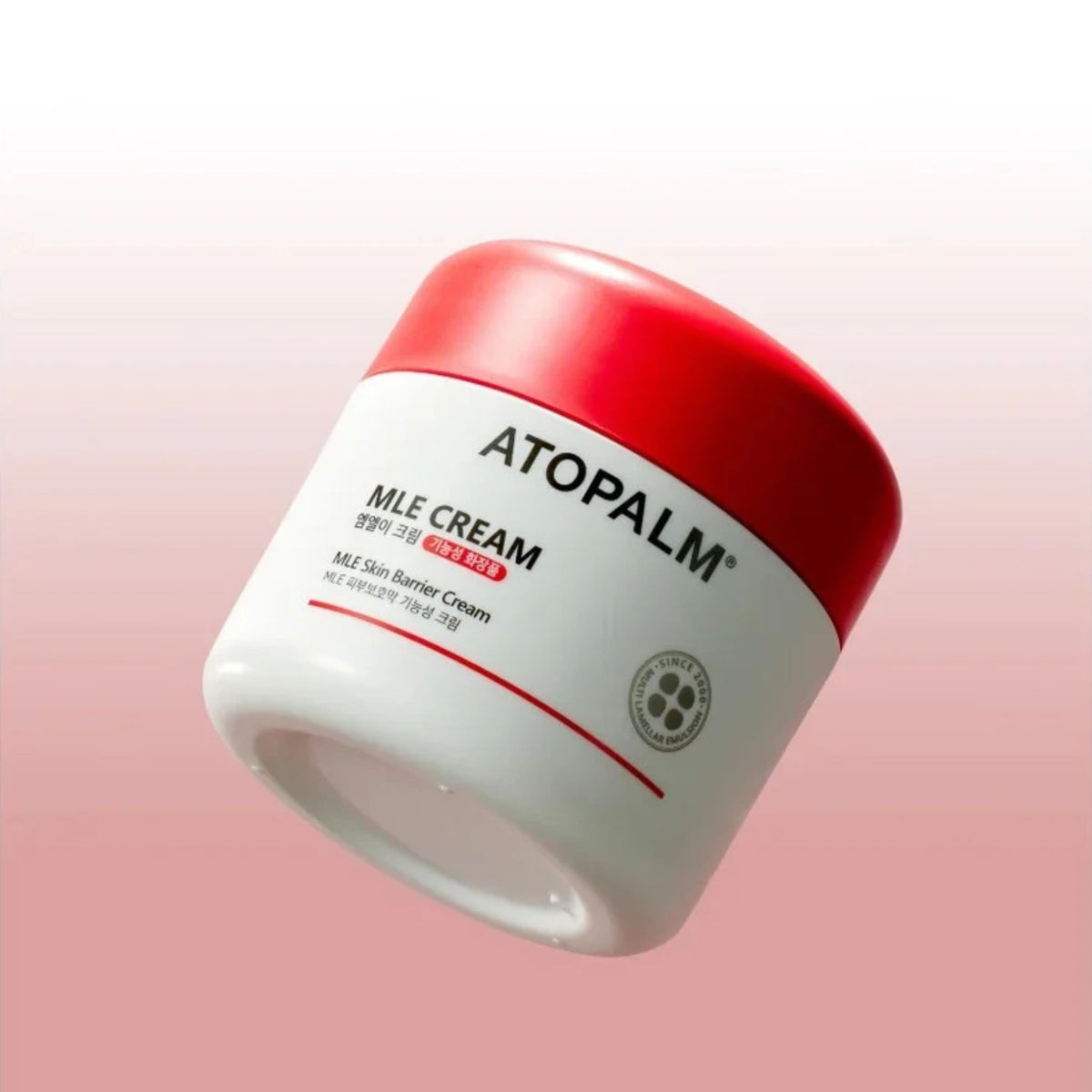 ATOPALM MLE Skin Barrier Cream jar with red lid – K-beauty barrier repair moisturizer for dry and sensitive skin