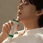 AXIS-Y Dark Spot Correcting Glow Serum applied on skin – lightweight Korean brightening serum with niacinamide and squalane.