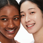 Women with healthy glowing skin using Korean skincare barrier cream for hydration and skin barrier repair