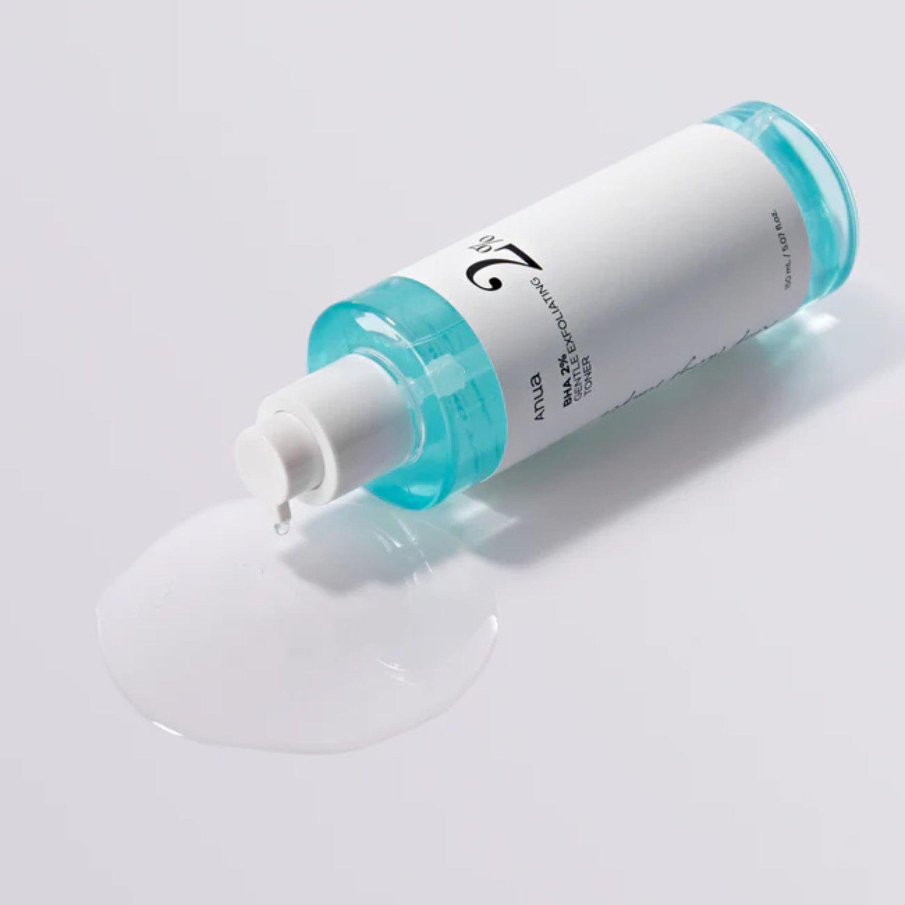 Anua BHA 2% Gentle Exfoliating Toner — refreshing pore-clearing toner with smooth watery texture for daily exfoliation