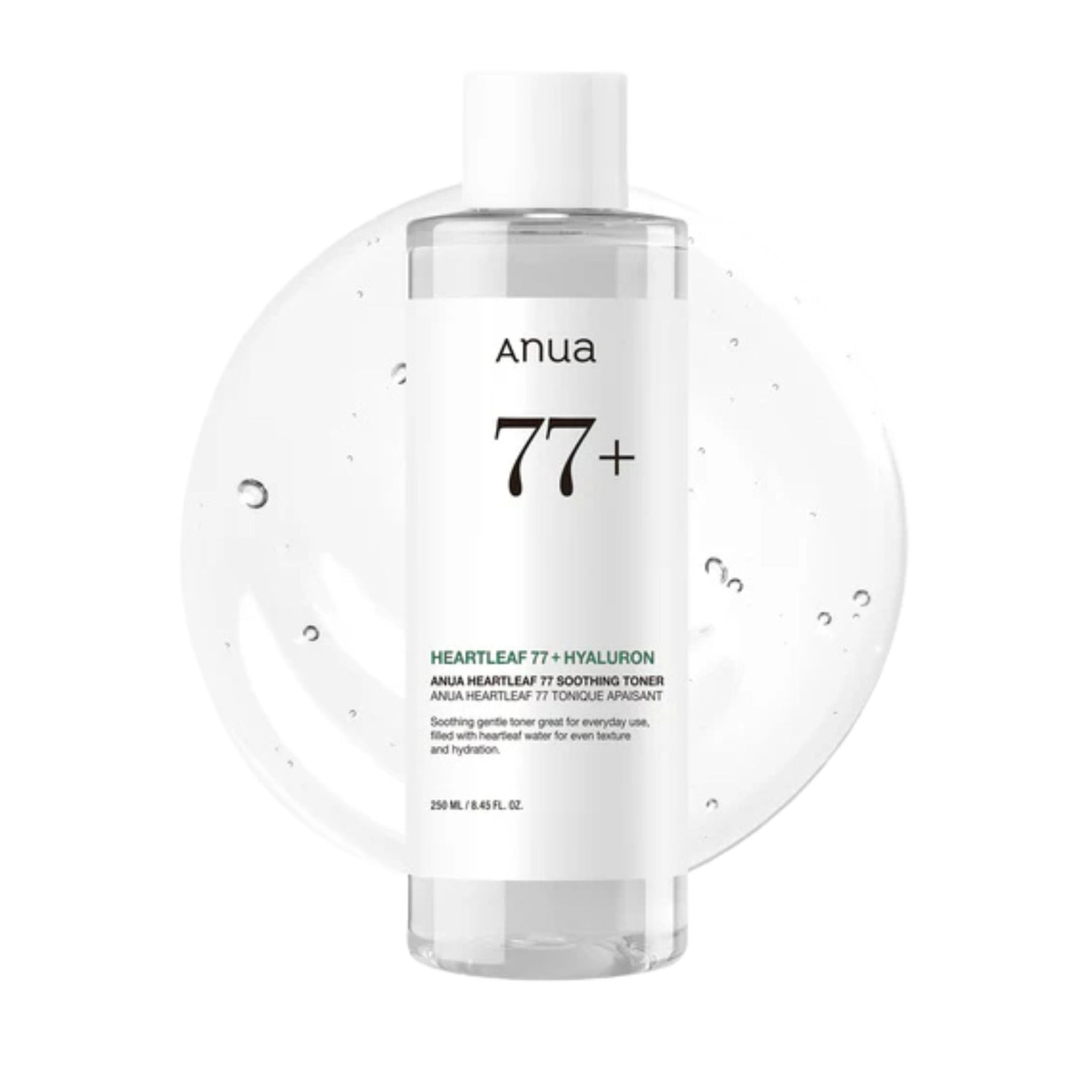 Anua Heartleaf 77% Soothing Toner — Korean skincare toner with heartleaf extract and hyaluronic acid for balanced hydration