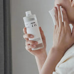 Anua Heartleaf 77% Soothing Toner — gentle toner applied with cotton pad for calming and refreshing irritated skin