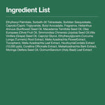 Full ingredient list of Anua Heartleaf Pore Control Cleansing Oil including heartleaf extract, jojoba oil, sunflower seed oil, and turmeric root extrac