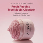 Arencia Fresh Rosehip Rice Mochi Cleanser – deep pore cleansing, hydrating daily foaming wash for refreshed skin