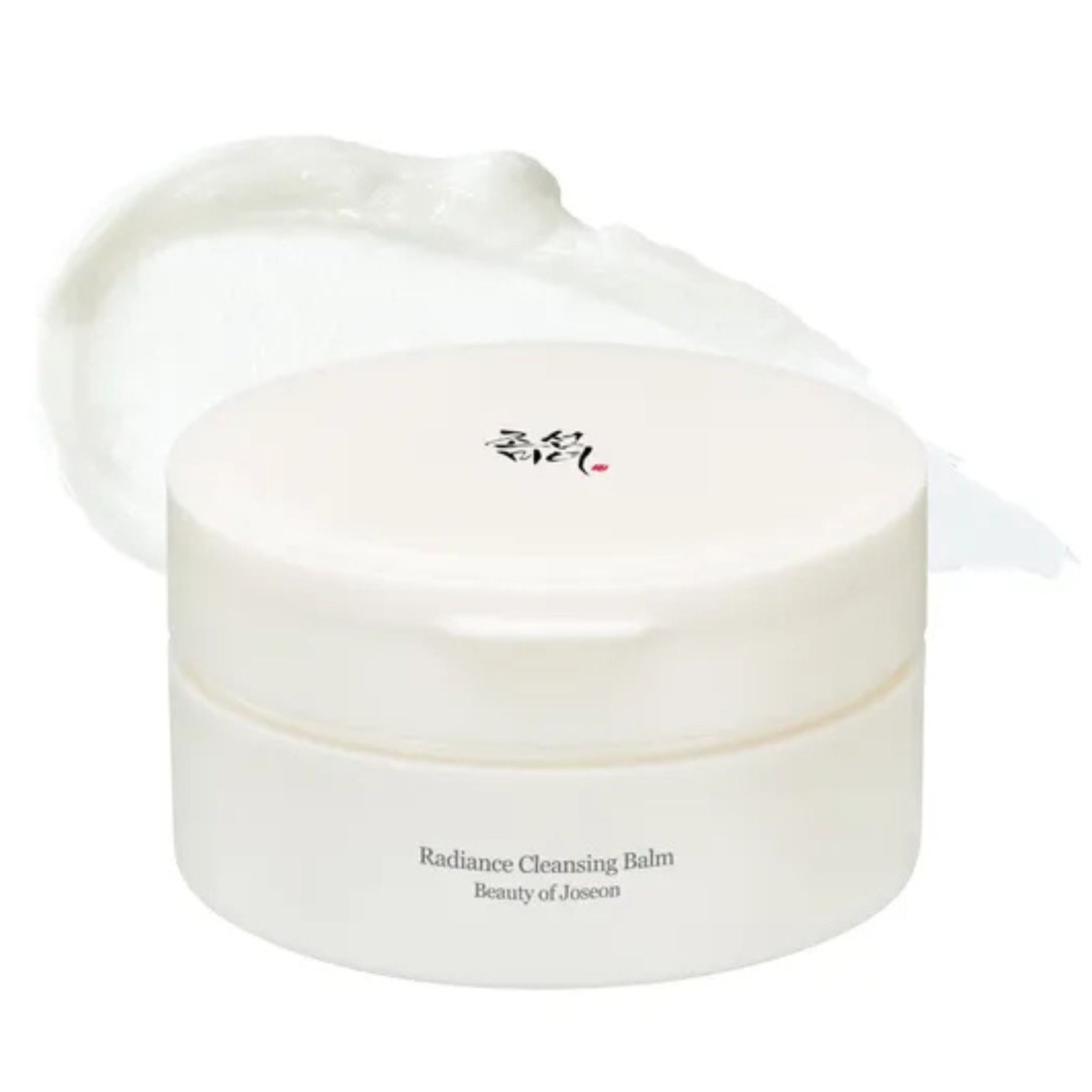 Beauty of Joseon Radiance Cleansing Balm jar with creamy balm texture – Korean cleansing balm for gentle makeup removal and glowing skin