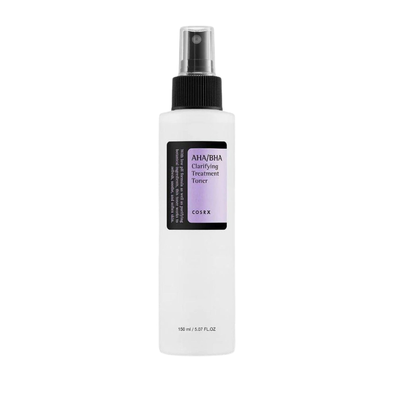COSRX AHA/BHA Clarifying Treatment Toner 150ml — exfoliating Korean toner that smooths skin texture and removes dead skin cells