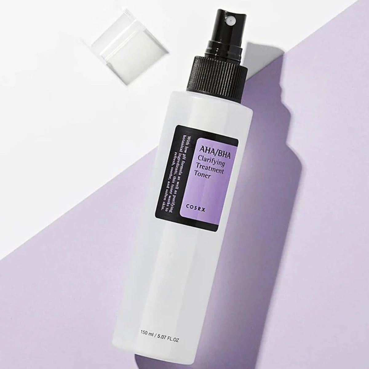 COSRX AHA/BHA Clarifying Treatment Toner — Korean skincare toner with alpha and beta hydroxy acids for glowing, balanced skin