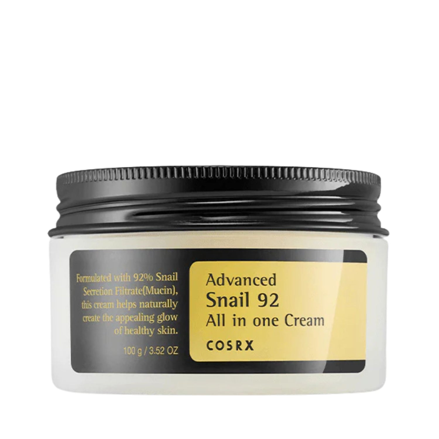 COSRX Advanced Snail 92 All In One Cream – Korean skincare moisturizer enriched with snail secretion filtrate