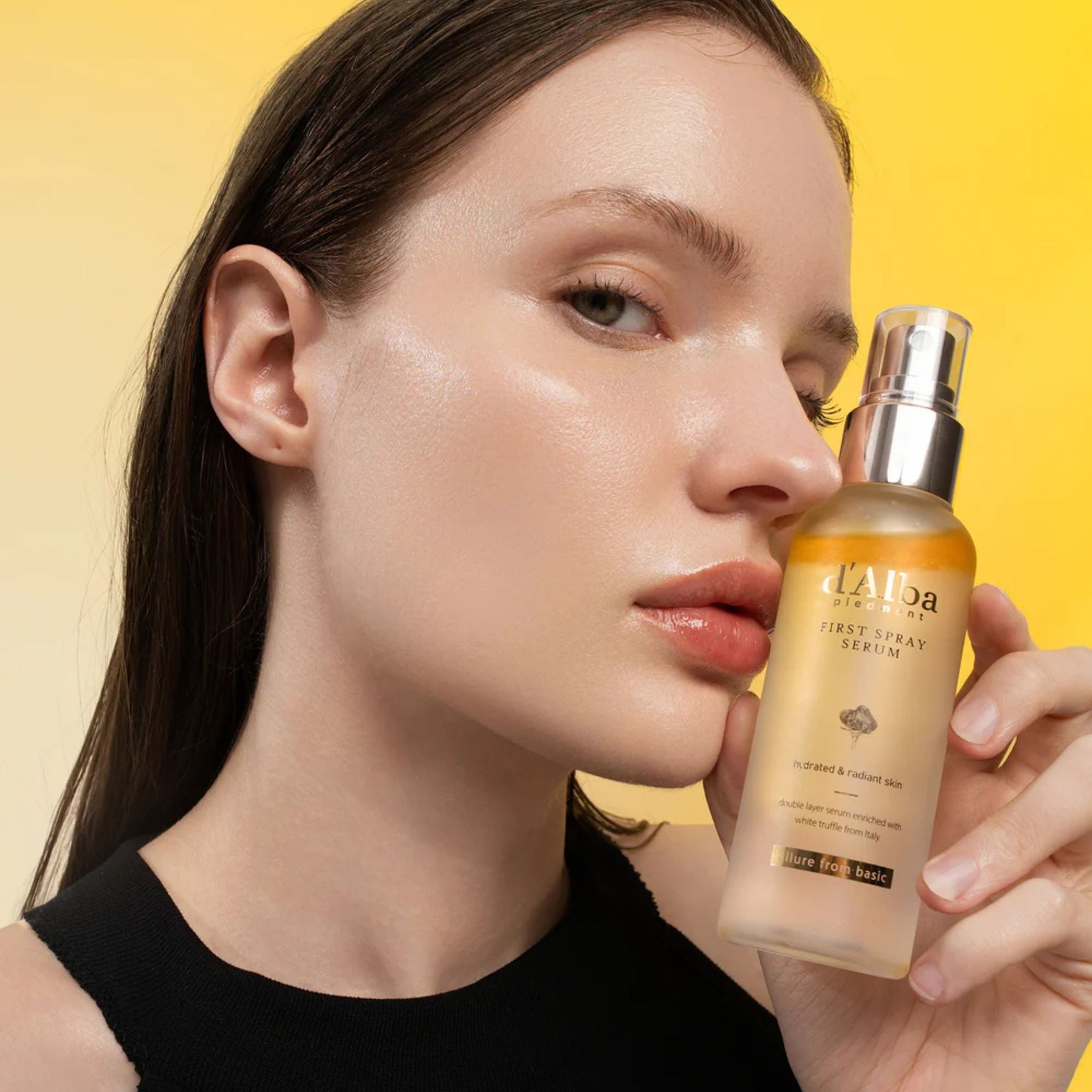 d’Alba First Spray Serum — Korean glow boosting spray serum for dewy radiant complexion with truffle extract