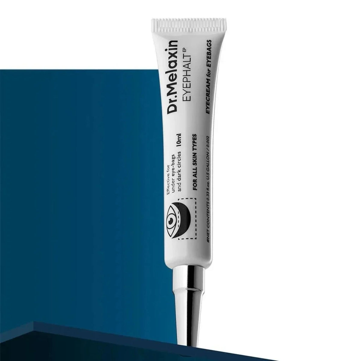 Dr.Melaxin Eyephalt Eye Cream 10ml tube with cooling metal tip – K-beauty eye cream for puffy eyes and dark circles