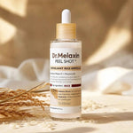 Dr.Melaxin Peel Shot Rice Ampoule with rice stalks and grains – brightening K-beauty exfoliator for dull skin