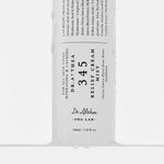 Close-up of Dr. Althea 345 Relief Cream Mist label showing hyaluronic acid, rice-derived, and centella calming ingredients
