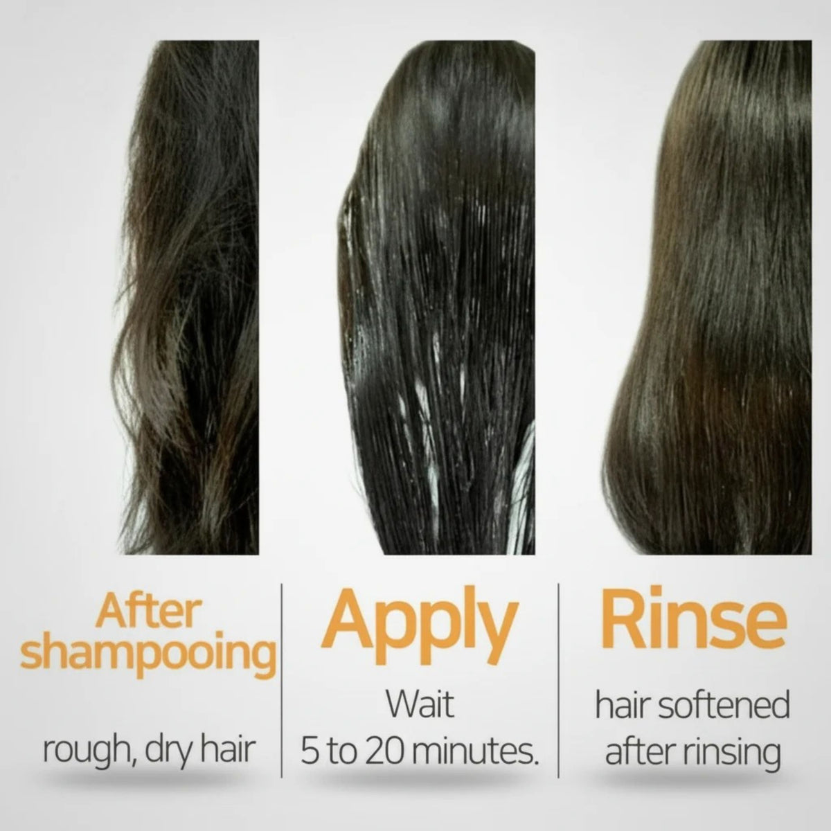 How to use Elizavecca CER-100 hair treatment – apply after shampooing, leave 5 to 20 minutes, rinse for softer, smoother hair