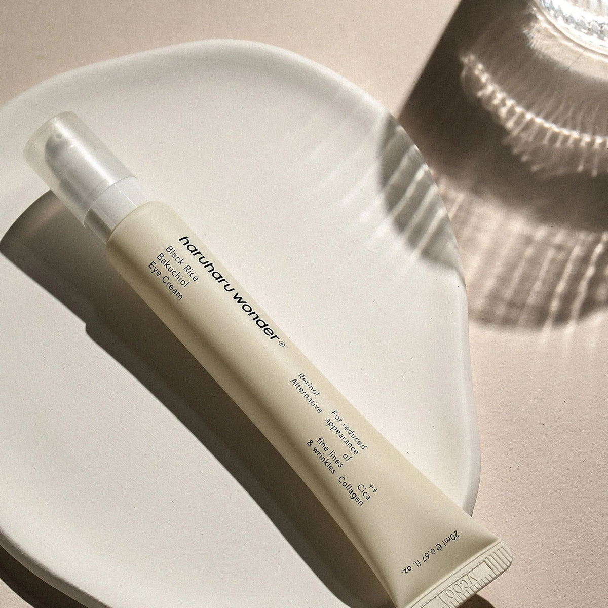 Haruharu Wonder Black Rice Eye Cream — gentle bakuchiol formula to reduce wrinkles and brighten under eyes