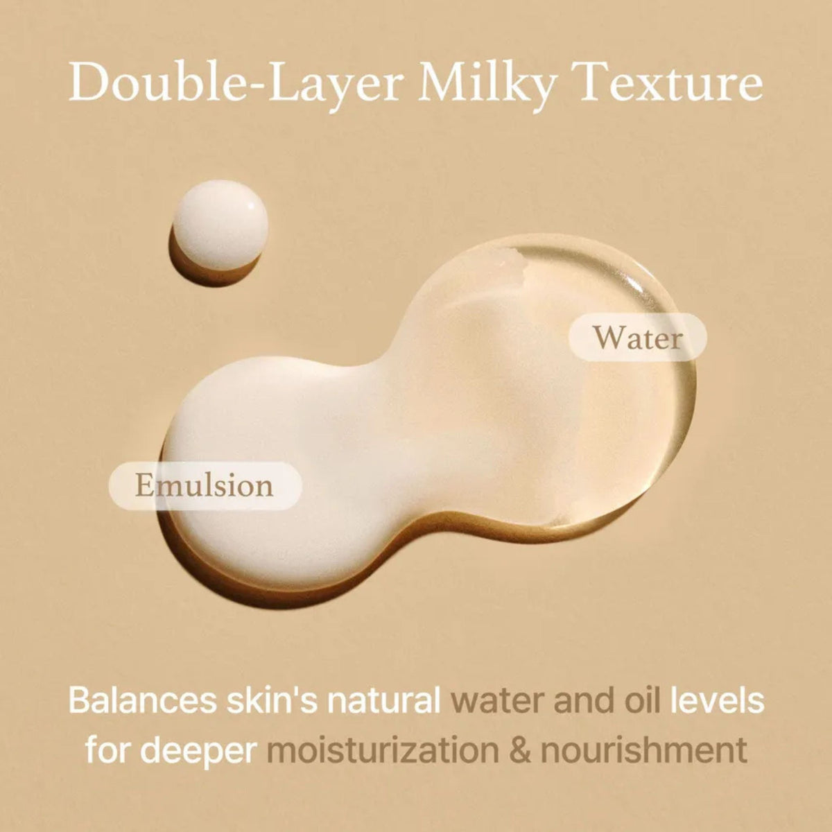 I’m From Rice Toner texture — double-layer milky toner balancing oil and water for nourished, radiant skin