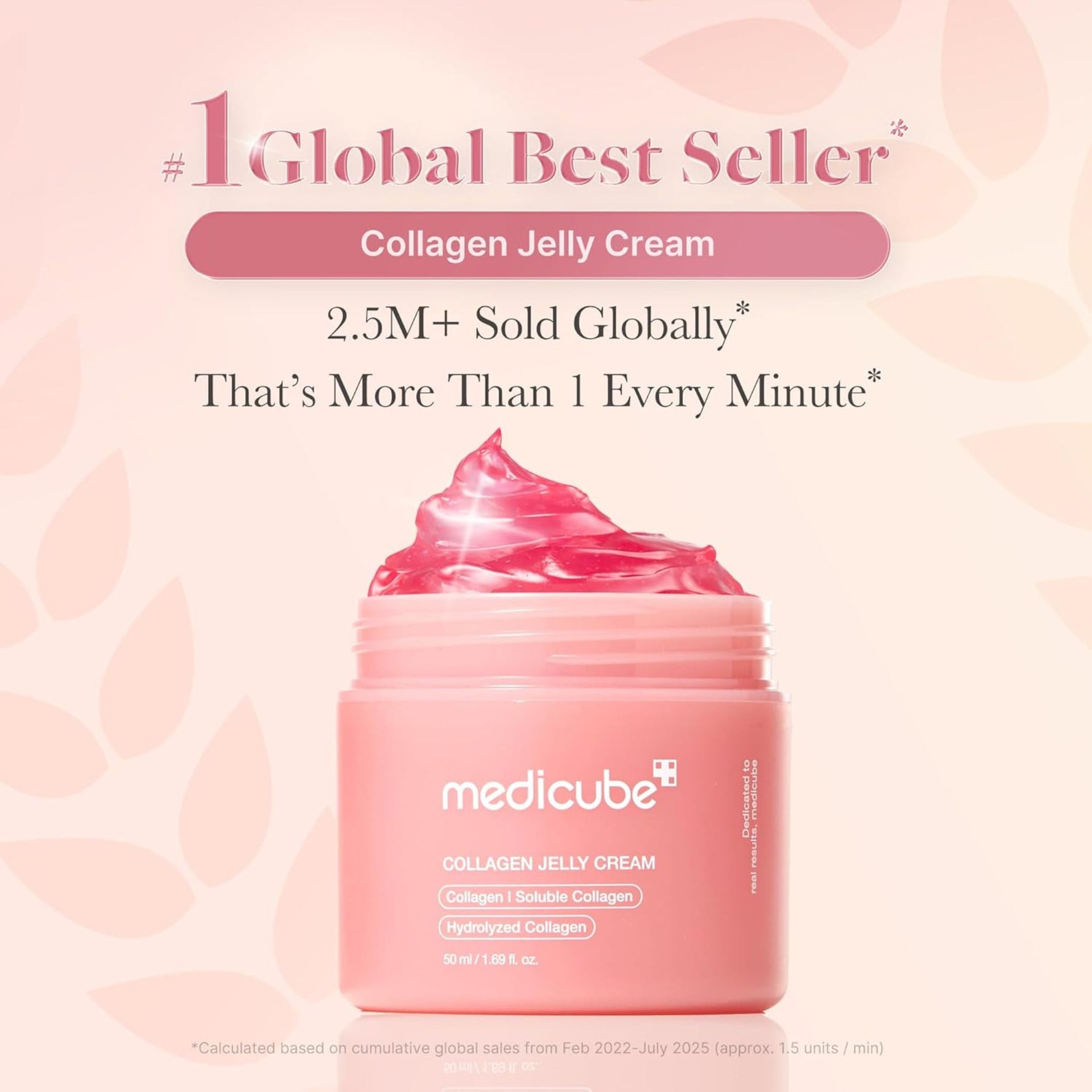 Medicube Collagen Jelly Cream global best seller Korean collagen moisturizer advertisement image