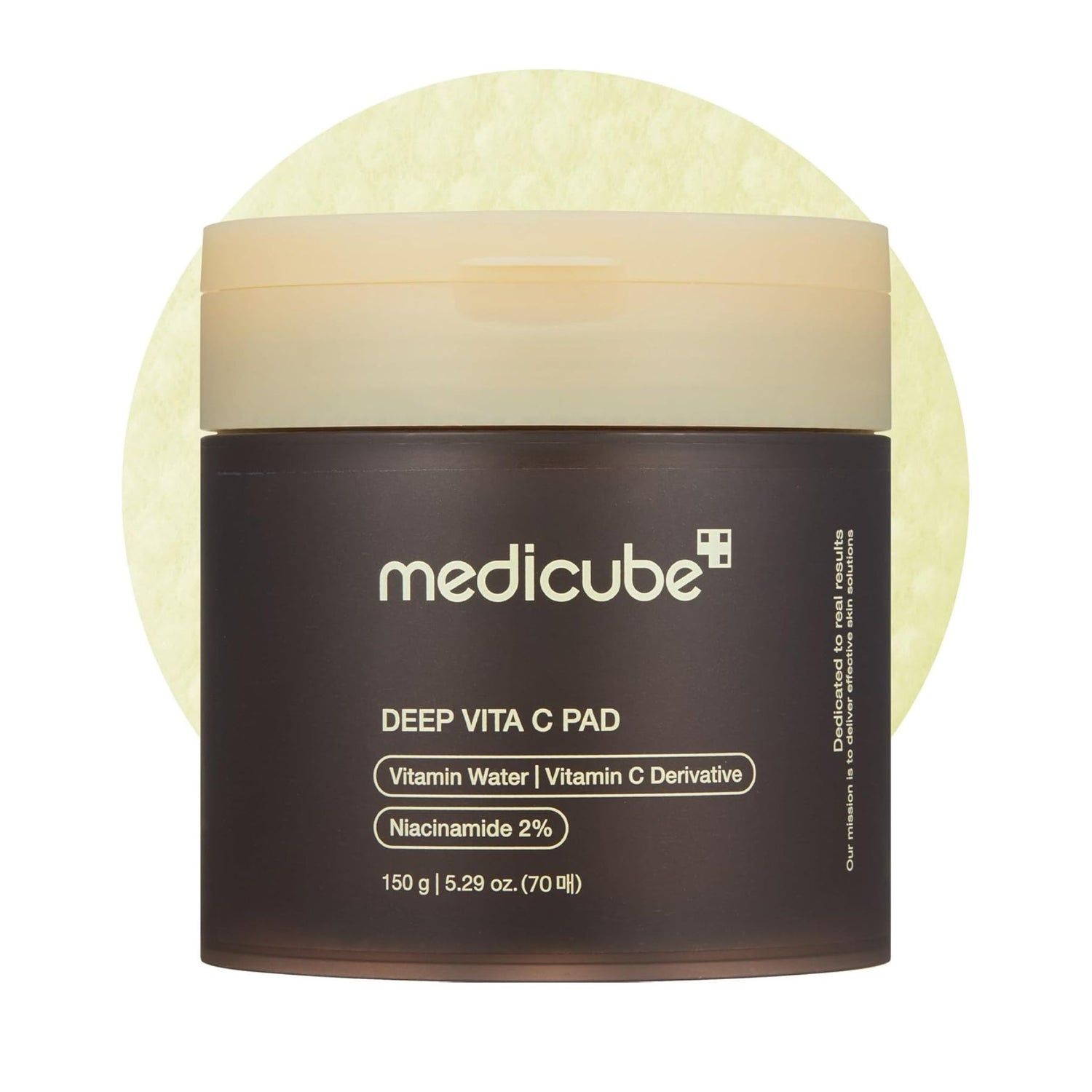 Medicube Deep Vita C Pad — brightening Korean toner pads with Vitamin C and Niacinamide for glowing, even skin tone