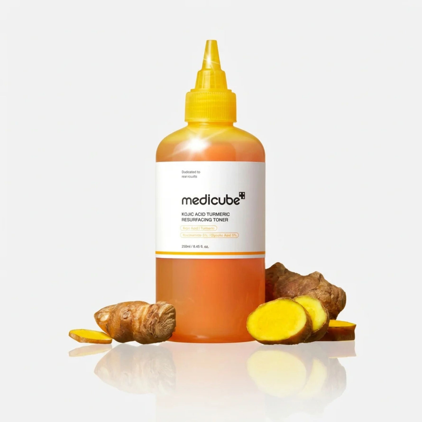 Medicube Kojic Acid Turmeric Resurfacing Toner brightening Korean toner with turmeric extract for dull skin, pigmentation, and texture refinement