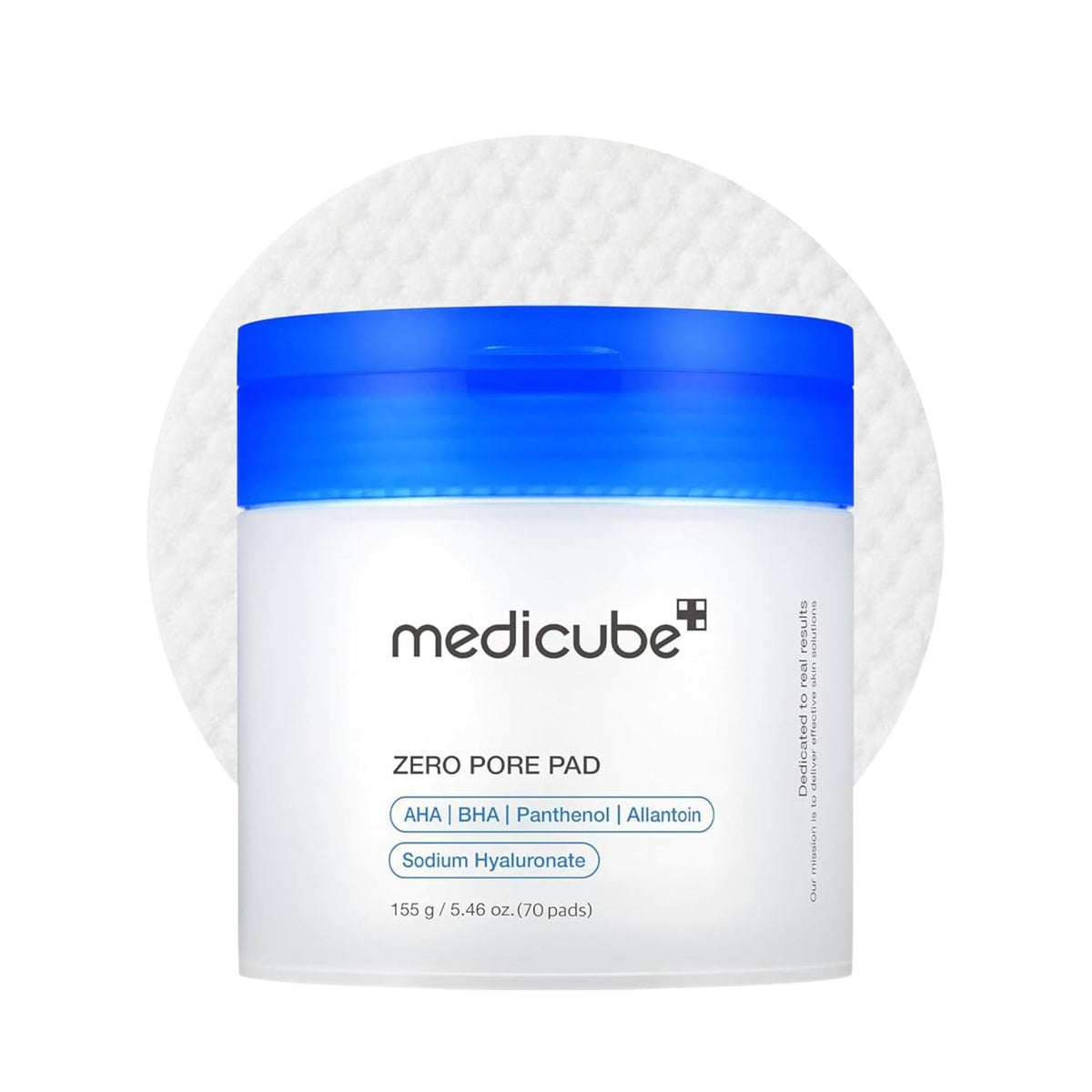 Medicube Zero Pore Pad 2.0 Korean exfoliating toner pads with AHA BHA for pore care