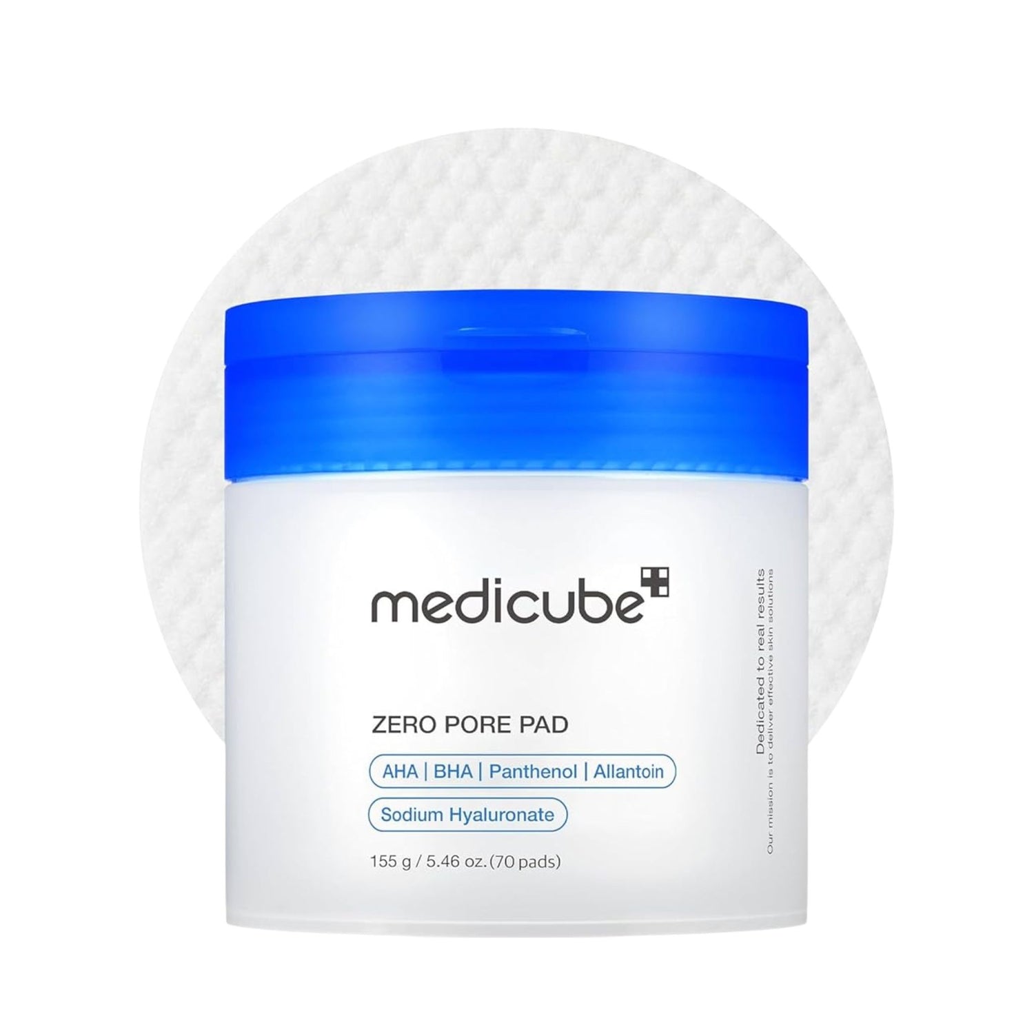 Medicube Zero Pore Pad 2.0 Korean exfoliating toner pads with AHA BHA for pore care