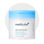 Medicube Zero Pore Pad Mild — gentle exfoliating Korean toner pads with PHA and hyaluronic acid for sensitive skin