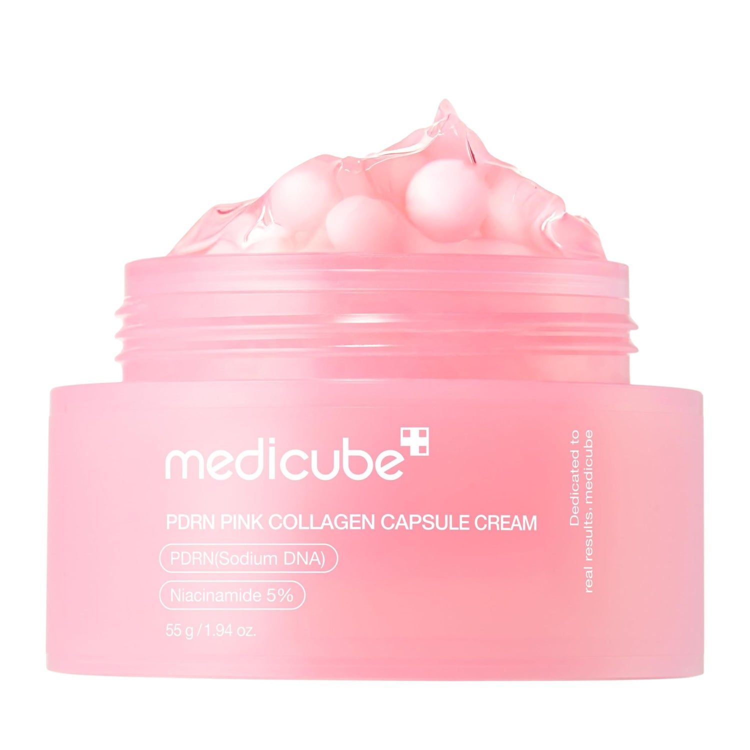 Medicube PDRN Pink Collagen Capsule Cream Korean firming moisturizer with collagen capsules