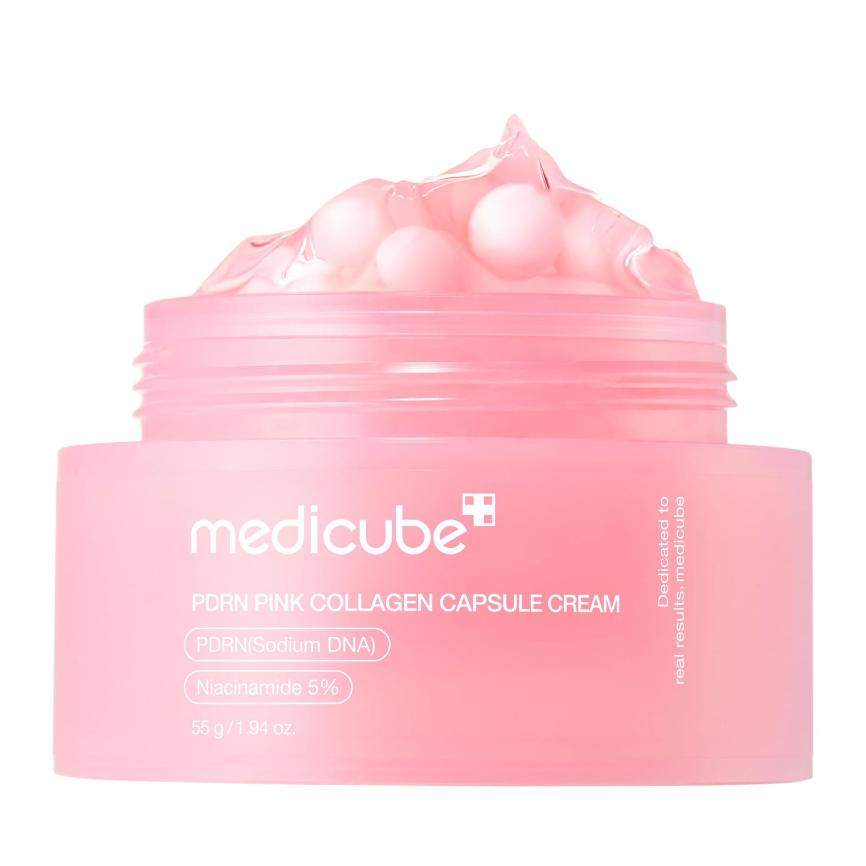 Medicube PDRN Pink Collagen Capsule Cream Korean firming moisturizer with collagen capsules