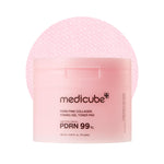 Medicube PDRN Pink Collagen Toning Gel Toner Pad 70 Count Korean toner pads for brightening uneven skin tone dark spots and hydration