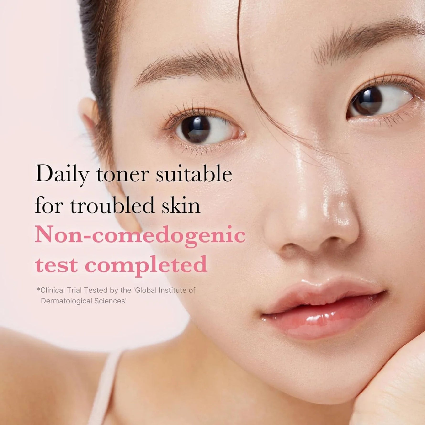 Medicube PDRN Pink Niacinamide Milky Toner non-comedogenic toner suitable for acne-prone and sensitive skin with niacinamide and ceramides