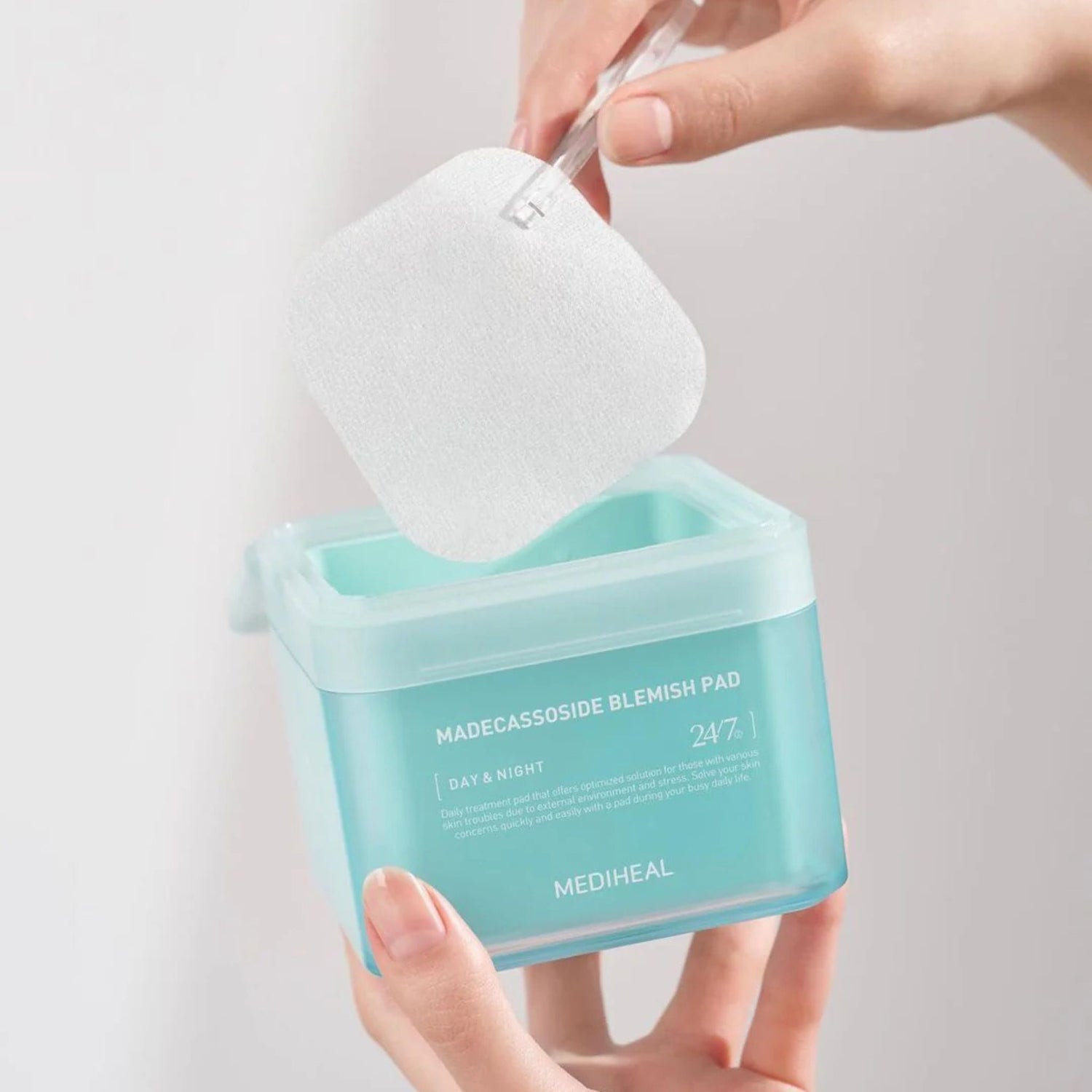 Mediheal Madecassoside Blemish Pad — calming Korean toner pads for acne-prone skin with centella and madecassoside