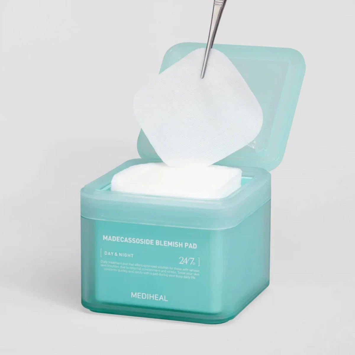 Mediheal Madecassoside Blemish Pad — gentle exfoliating toner pads infused with centella asiatica for clear skin