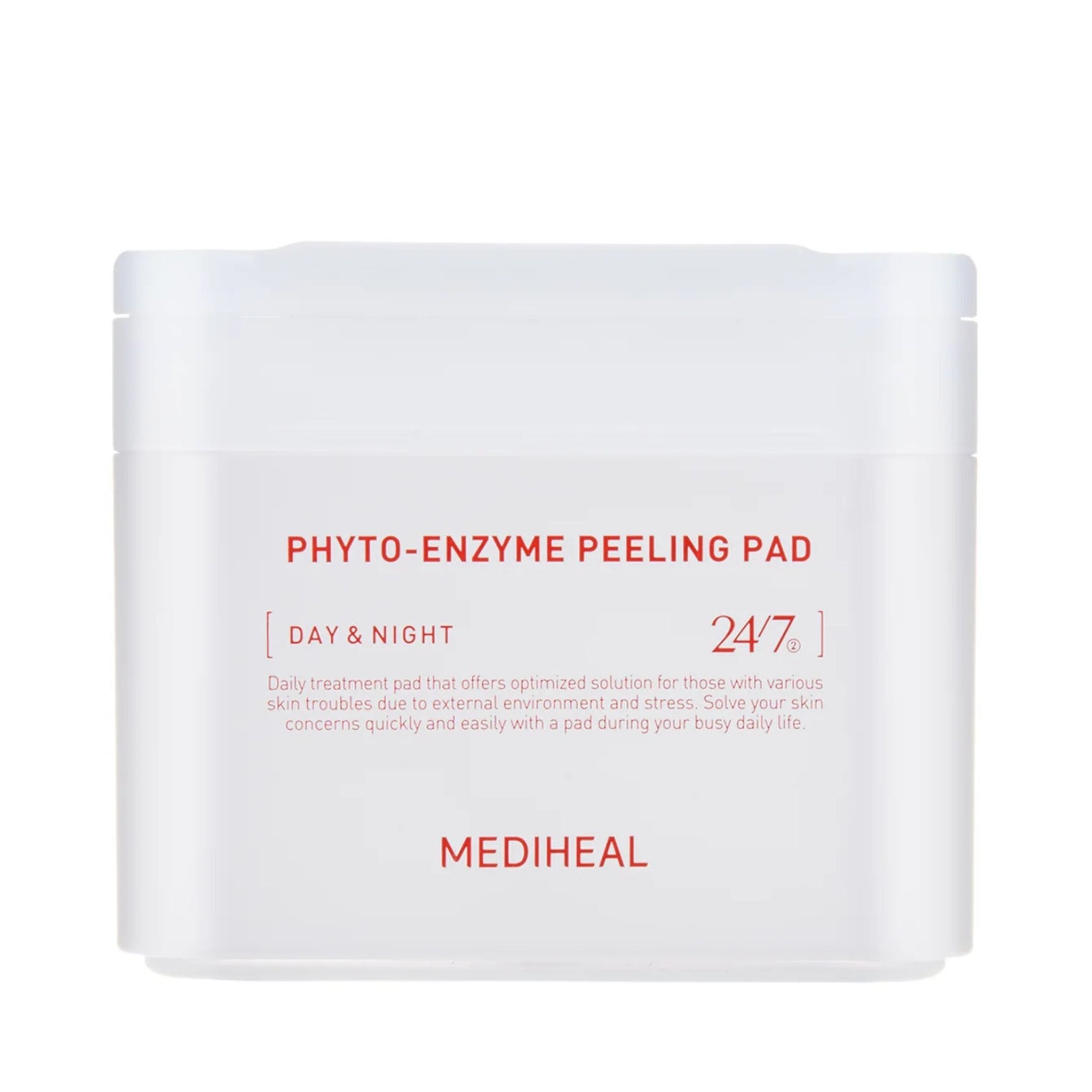 Mediheal Phyto-Enzyme Peeling Pad — Korean exfoliating toner pads with papaya enzyme and plant extracts for clear skin