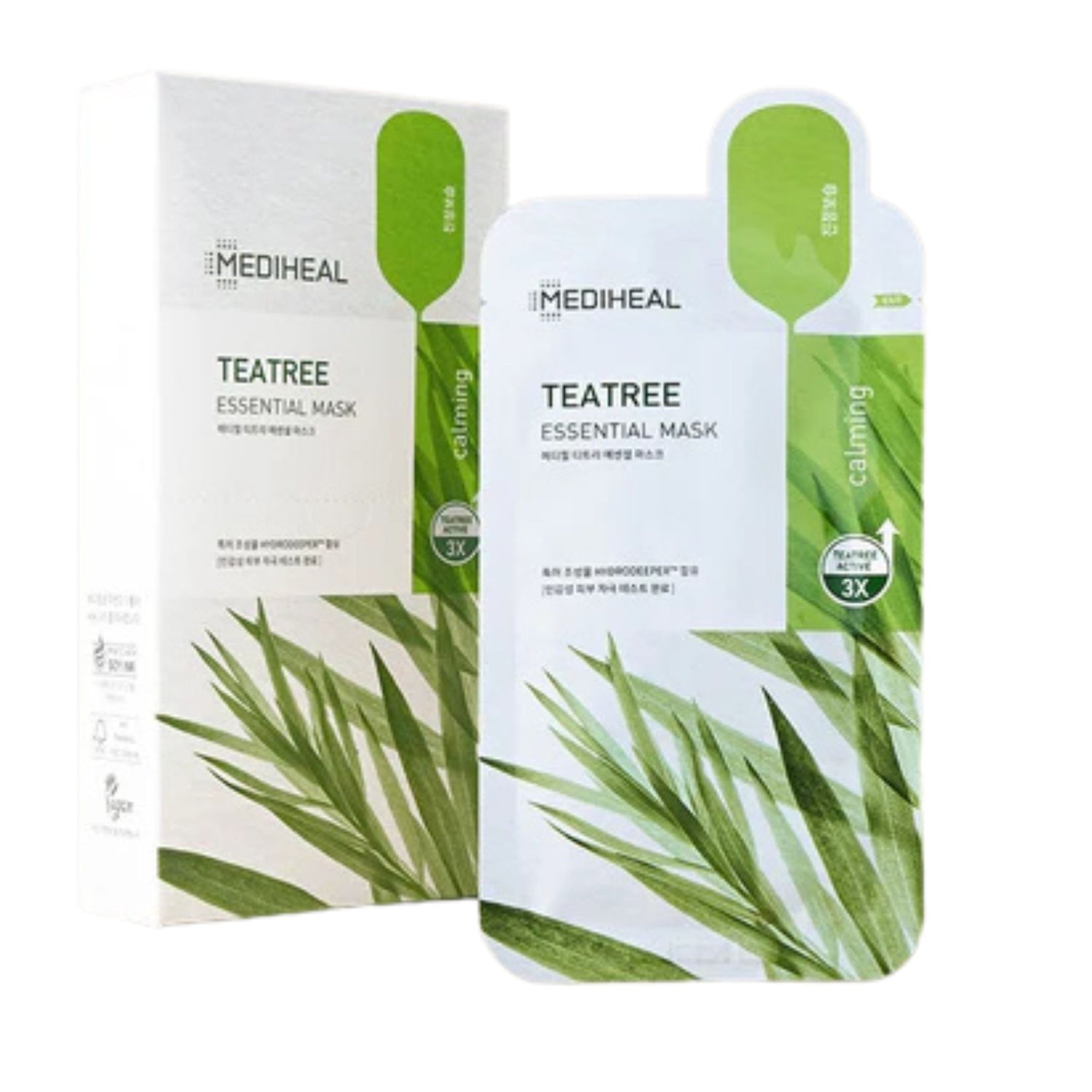 Mediheal Teatree Essential Mask – calming and purifying sheet mask for oily and sensitive skin