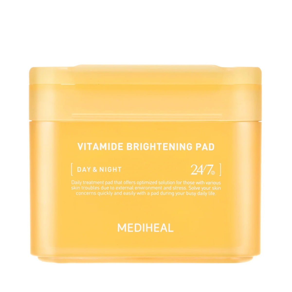 Mediheal Vitamide Brightening Pad — vitamin-infused Korean toner pads for glowing and radiant skin