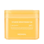 Mediheal Vitamide Brightening Pad — vitamin-infused Korean toner pads for glowing and radiant skin