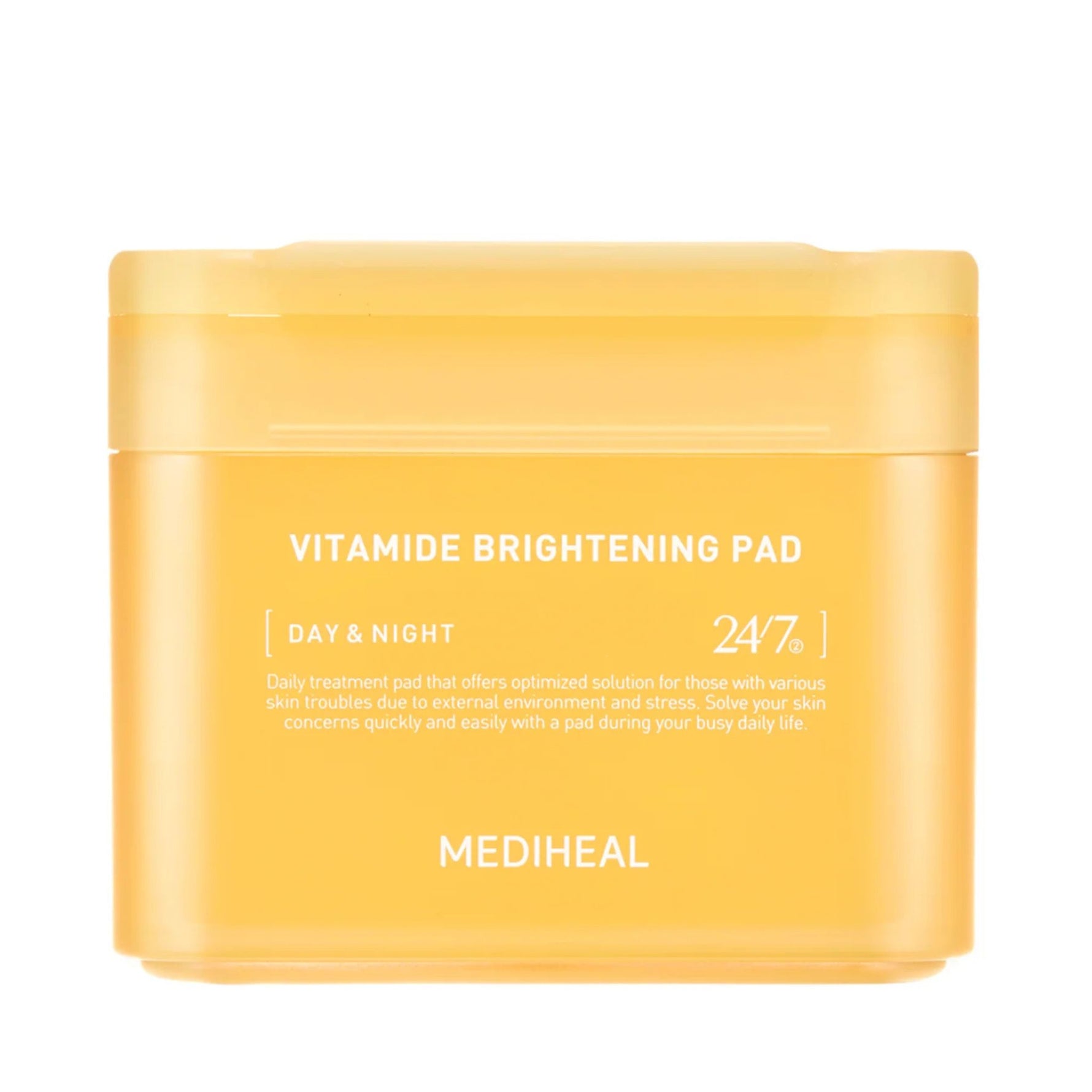 Mediheal Vitamide Brightening Pad — vitamin-infused Korean toner pads for glowing and radiant skin