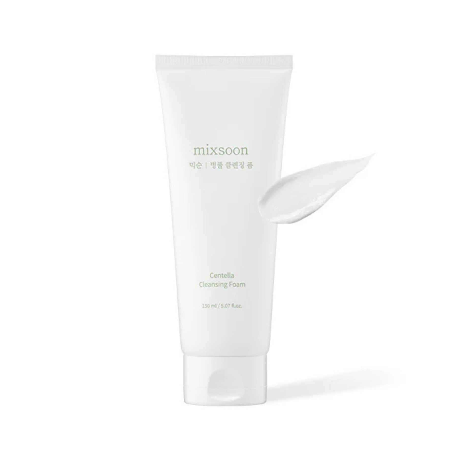 Mixsoon Centella Cleansing Foam 150ml – mild daily facial cleanser for sensitive and irritated skin with cica extract