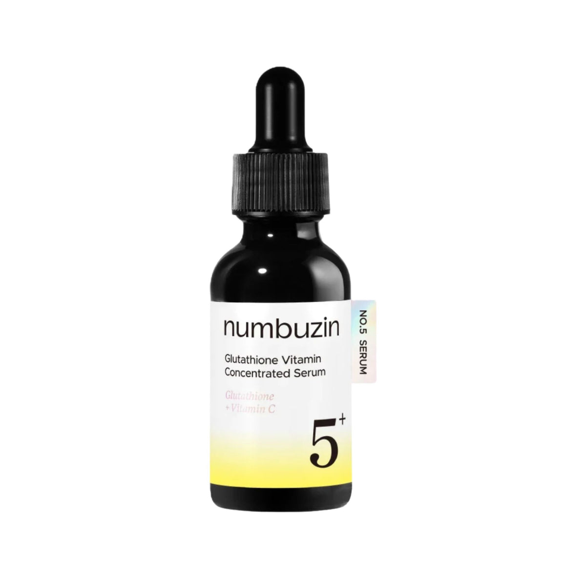 numbuzin No.5+ Glutathione Vitamin Concentrated Serum 30ml – Korean brightening serum with glutathione and vitamin C