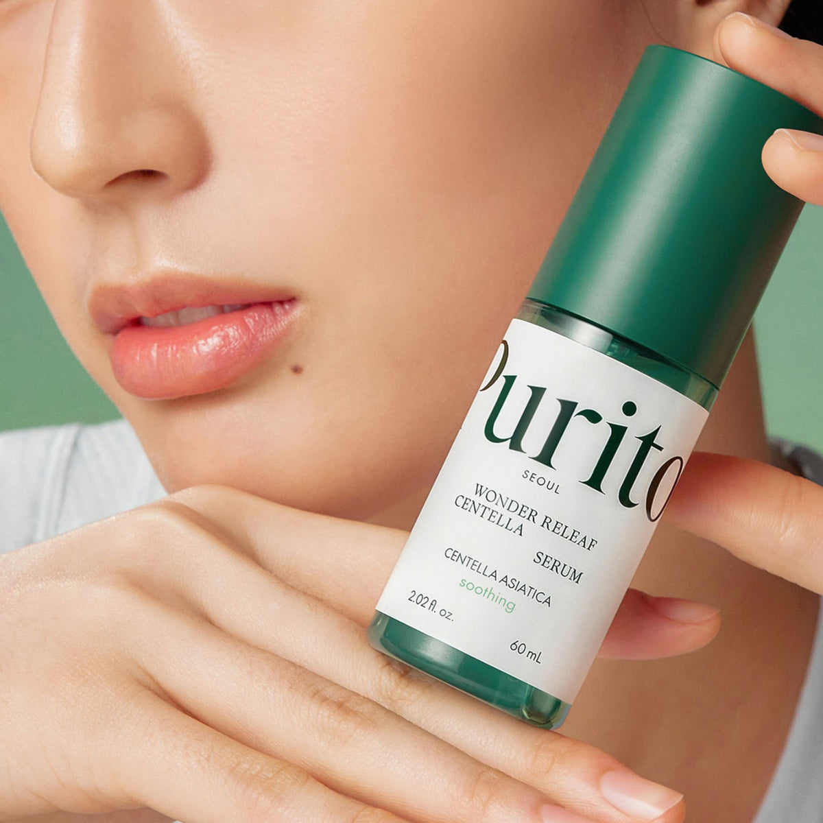 Purito Wonder Releaf Centella Serum — lightweight calming serum that restores skin barrier and reduces redness