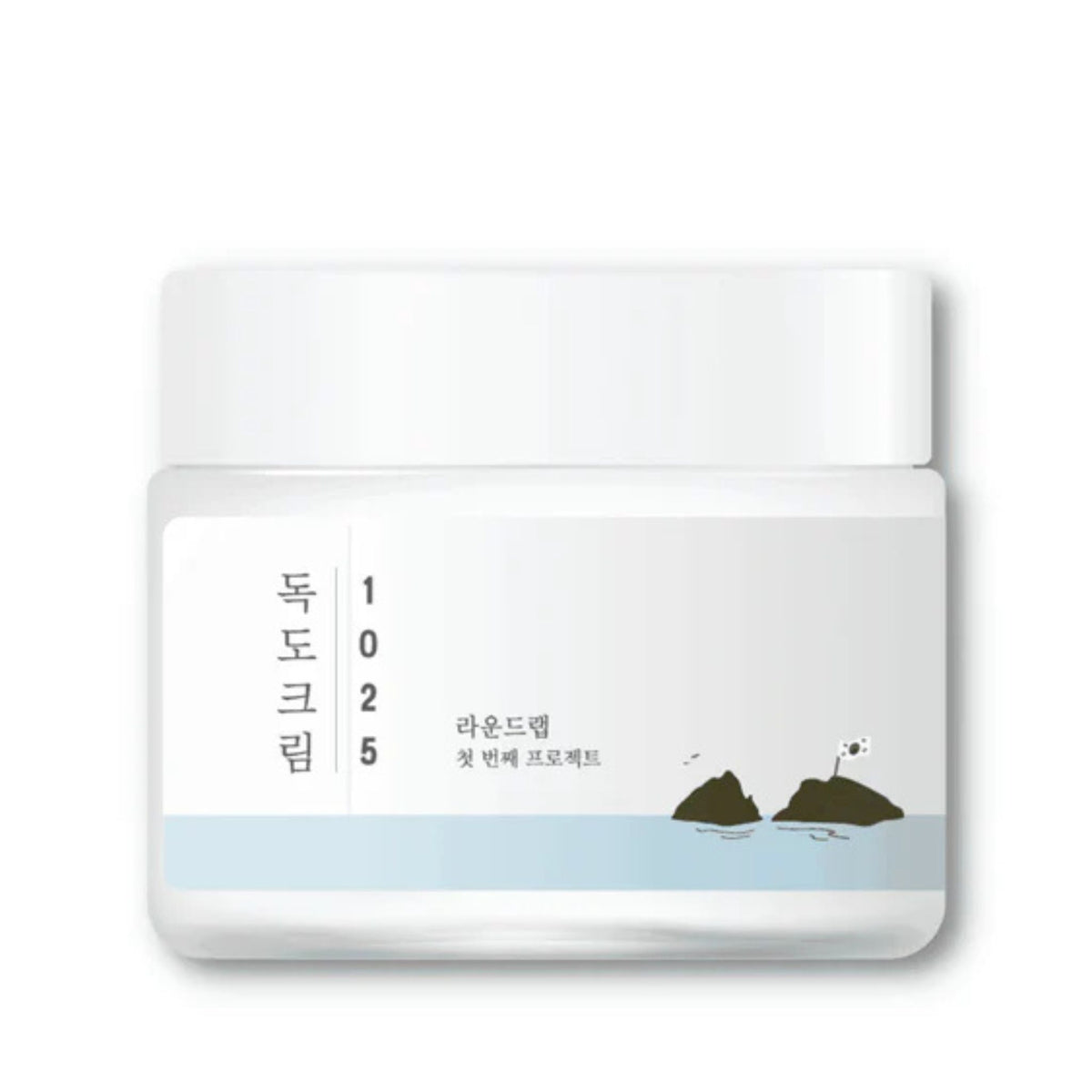 Round Lab 1025 Dokdo Cream – minimalist Korean moisturizer infused with Ulleungdo deep sea water