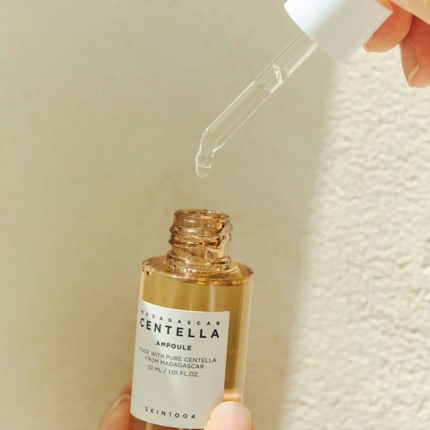 SKIN1004 Madagascar Centella Ampoule — lightweight soothing Korean serum made with pure Centella Asiatica extract from Madagascar