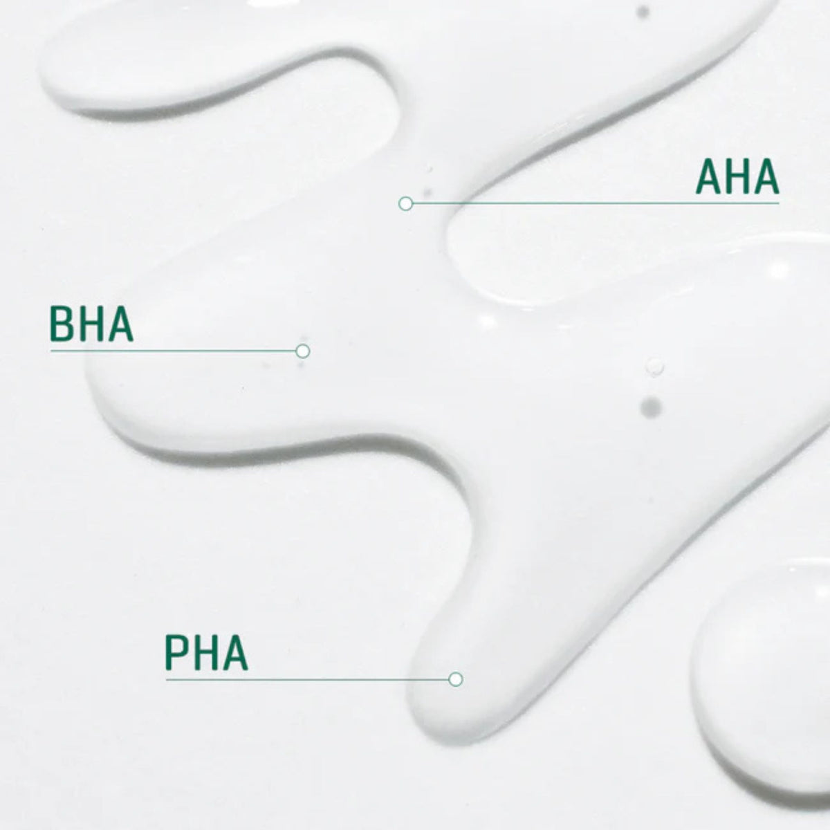 AHA BHA PHA ingredients texture — exfoliating acids for radiant, refined skin in Some By Mi Miracle Toner