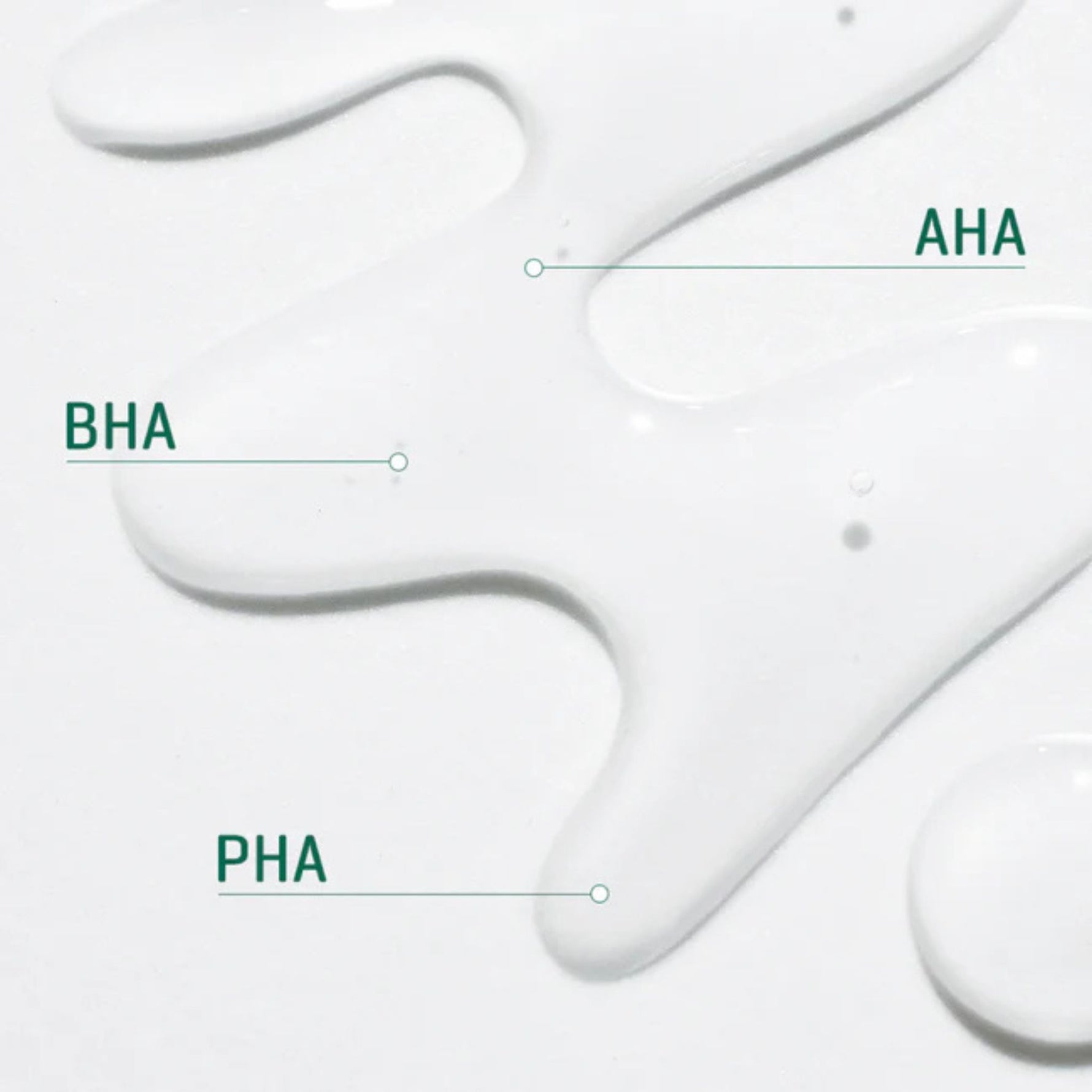 AHA BHA PHA ingredients texture — exfoliating acids for radiant, refined skin in Some By Mi Miracle Toner