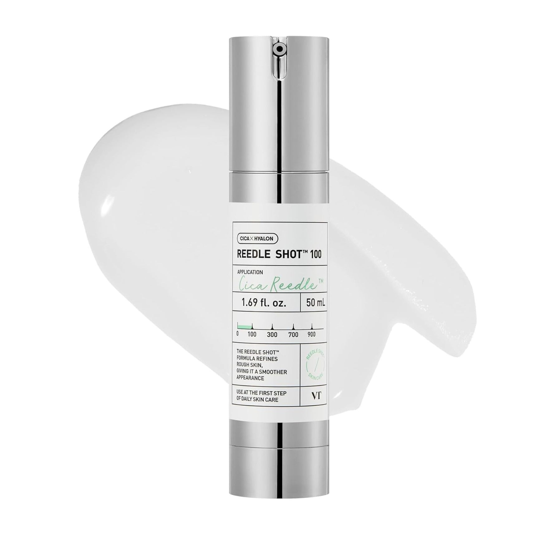 VT Cosmetics Cica Reedle Shot 100 Essence – refining and smoothing micro-needling essence with cica and hyalon complex